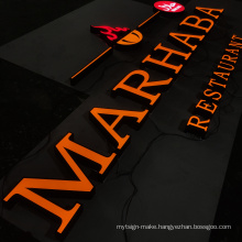 3D Outdoor Store Signage Letters Signs Acrylic Led Shop Signage logo channel letters